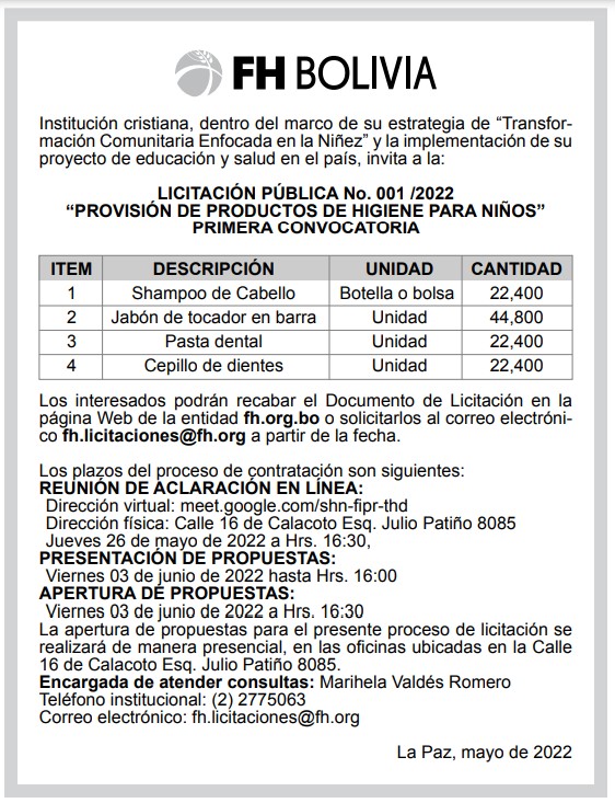 Convocatoria
