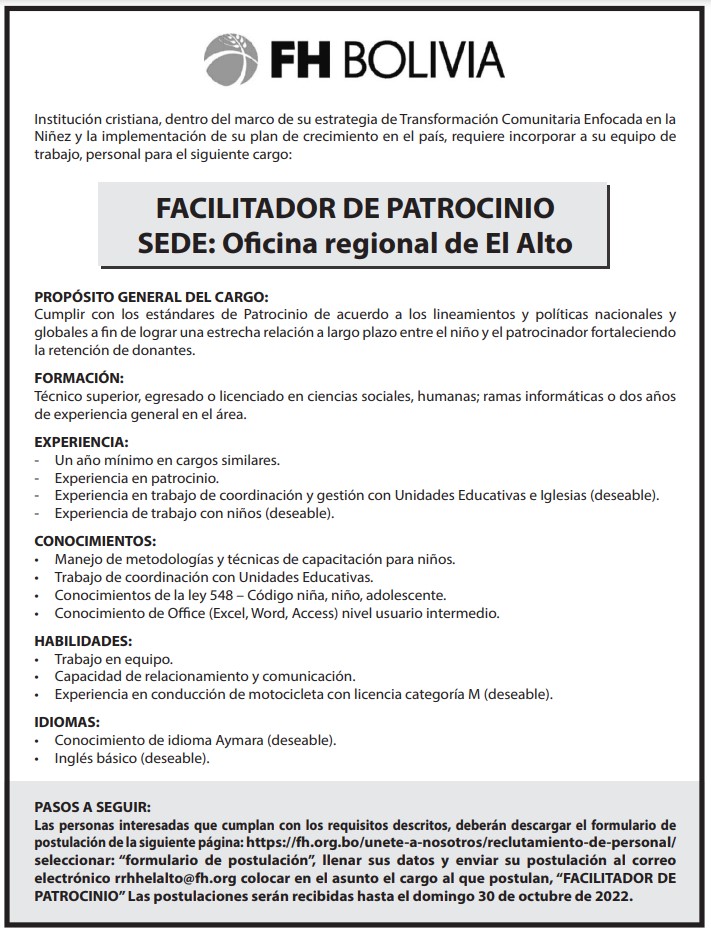 PATROCINIO EA